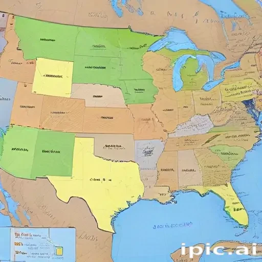 mapa usa