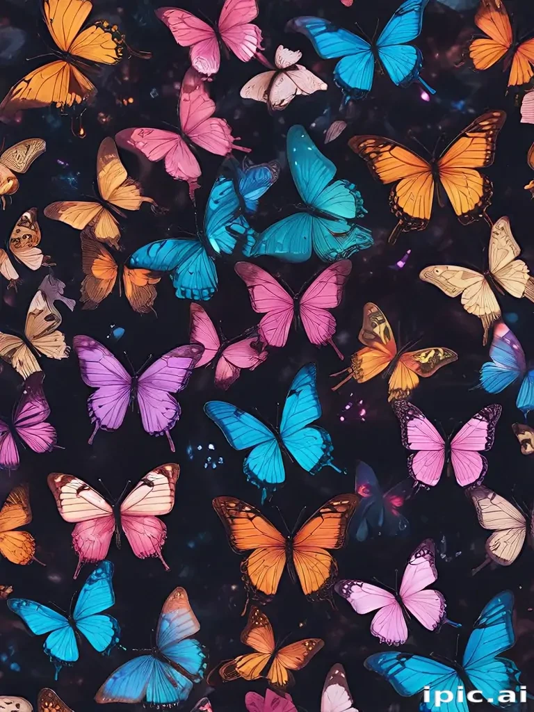 aesthetic butterfly background
