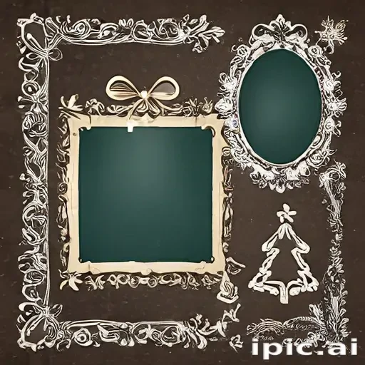 christmas clip art frames