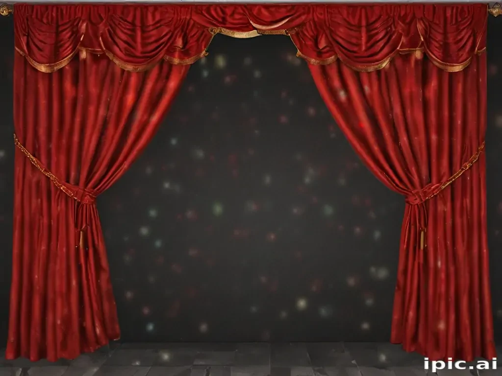 red curtain png