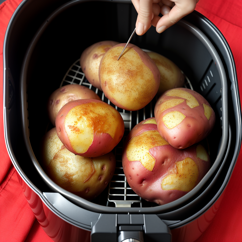 red potatoes in the air fryer