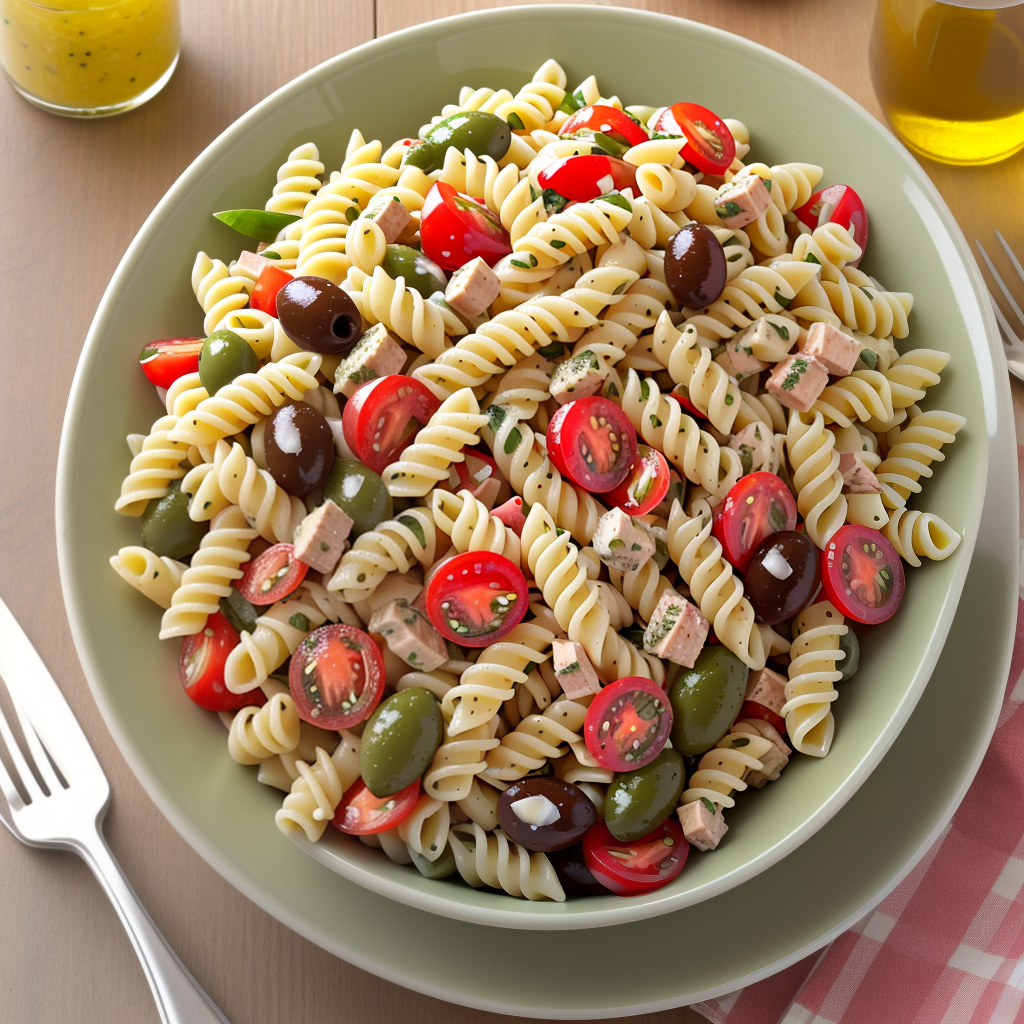 pasta salad with olive garden dressing