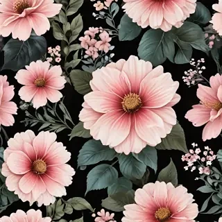 aesthetic flowers transparent background