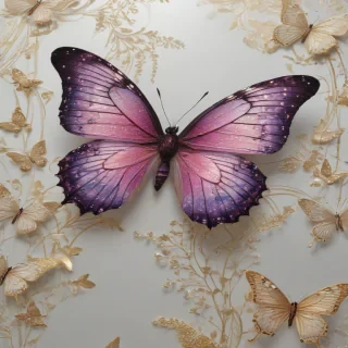 glitter butterfly wallpaper