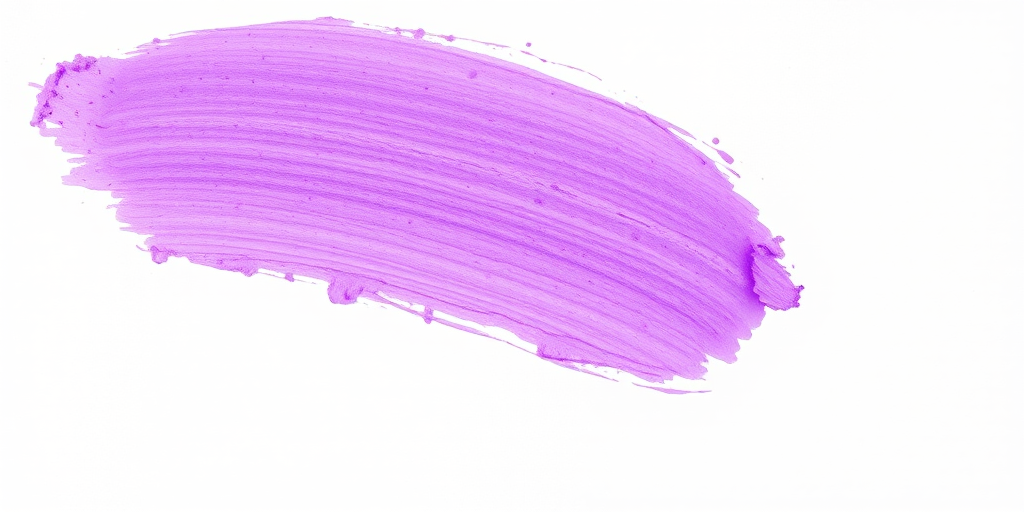 Create a high-resolution image of a purple circular brush stroke on a transparent background, captured with a DSLR camera at f/8, ISO 100, 1/200s, using a macro lens for sharp detail and vibrant colors.