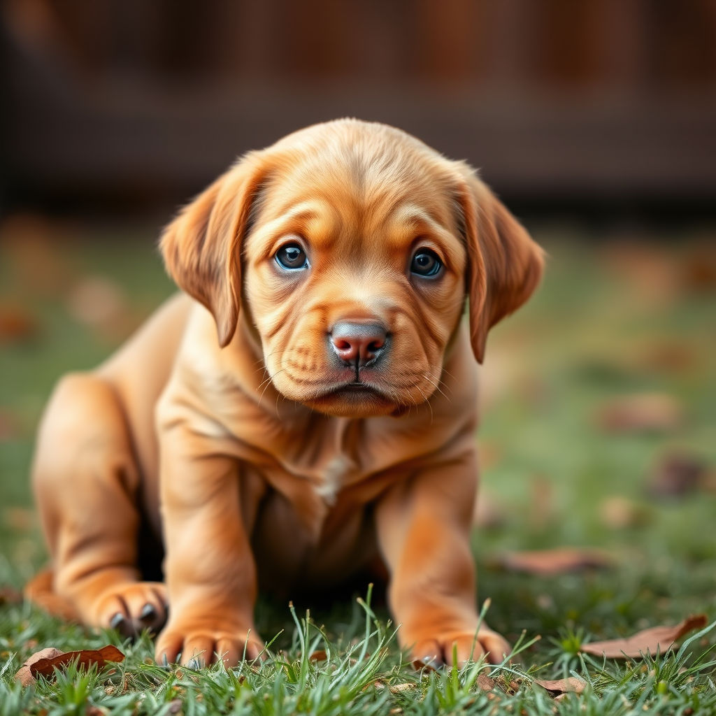 cute brown labrador puppy
