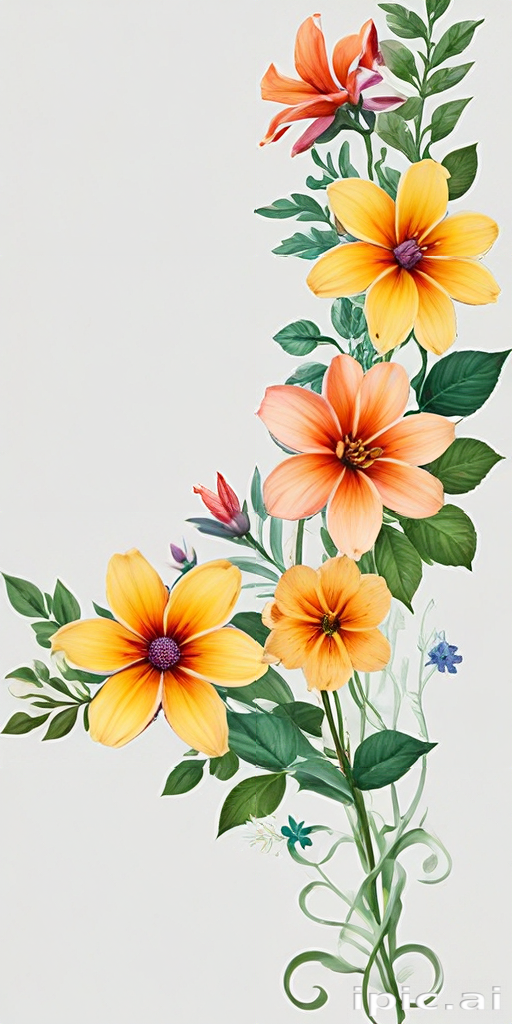Vibrant Floral Arrangement Featuring Colorful Flowers and Lush Greenery