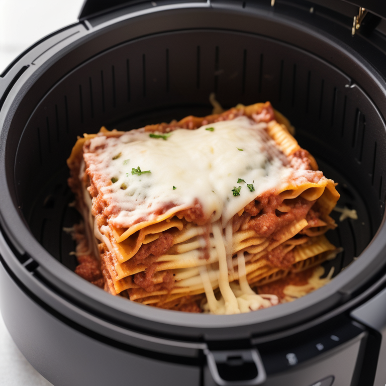 frozen lasagna in air fryer