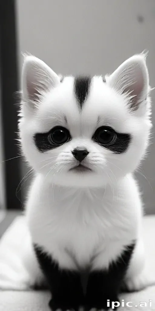 cute black and white