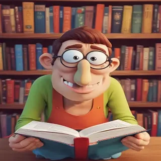 book cartoon image