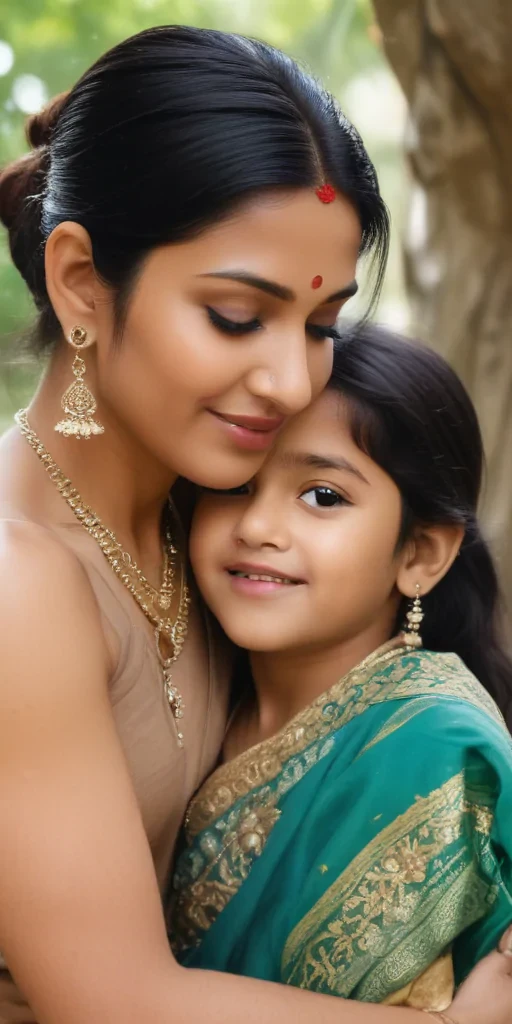 indian mom and son