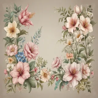 clipart borders flowers
