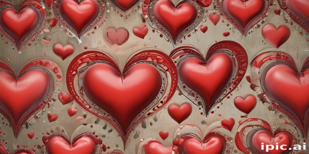 aesthetic hearts wallpaper