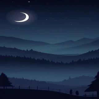 night time background