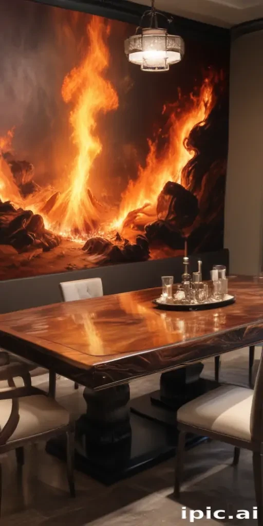 background with table