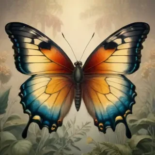 vintage butterfly illustration