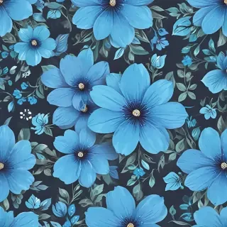 blue flower background