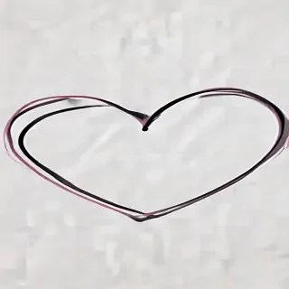 heart outline transparent