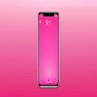 pink home screen