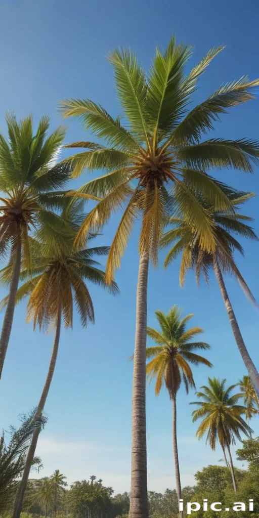 palm trees transparent