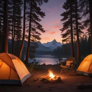 camping background