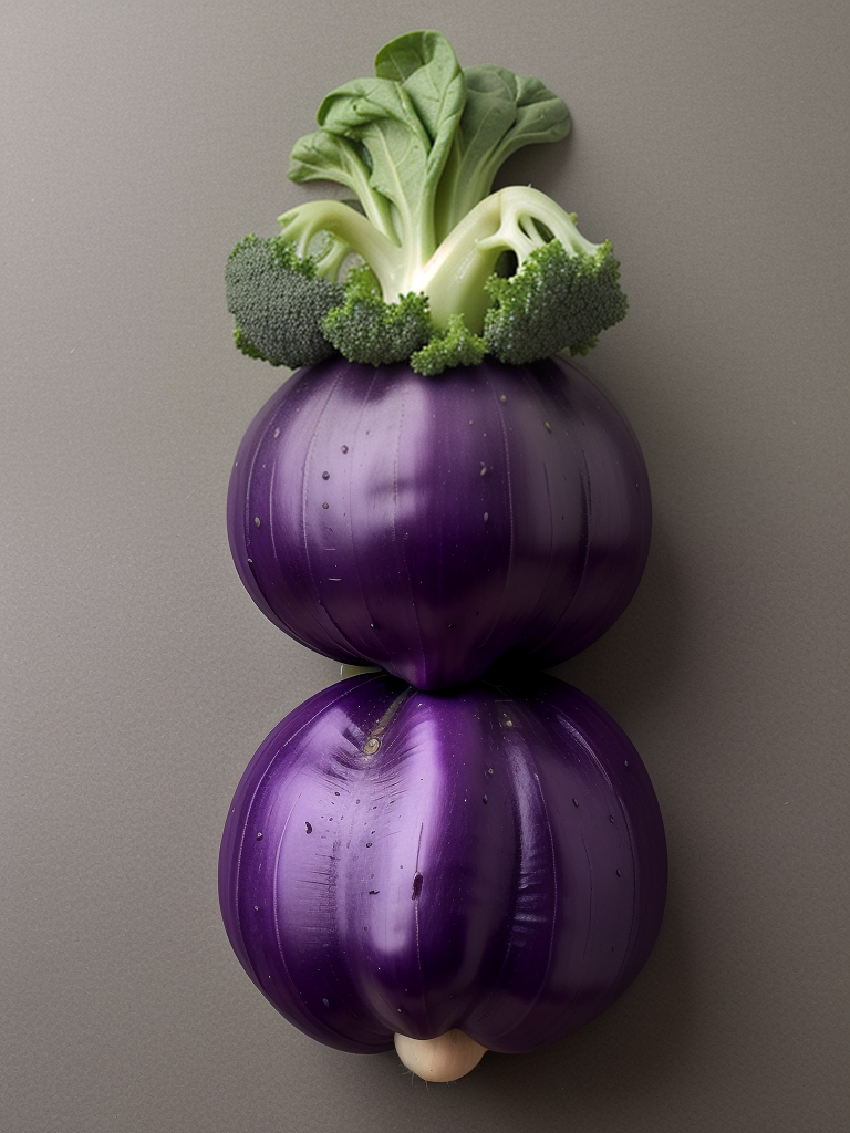 vegetable with a purple top