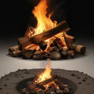 camp fire png