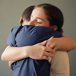 hugging png