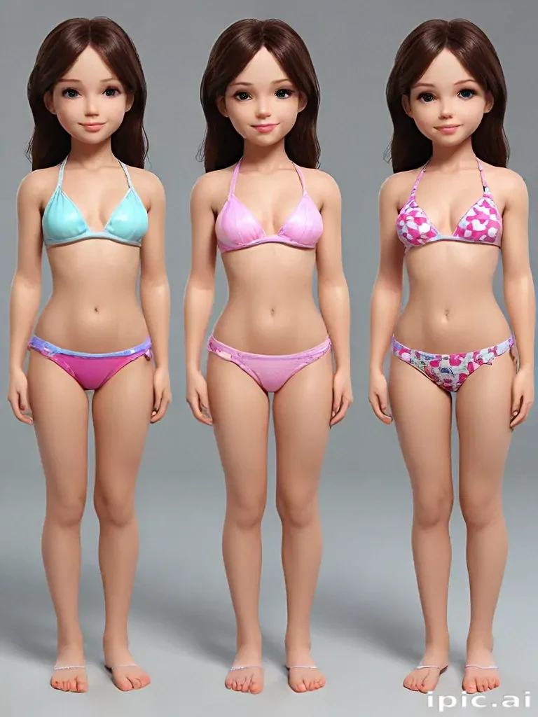 ai little bikini girls