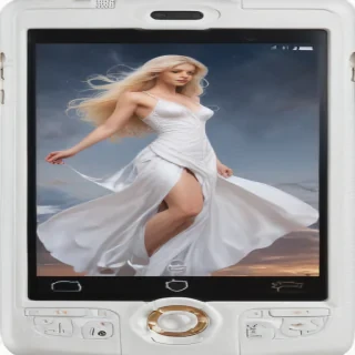 icon phone white