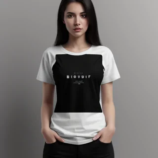 black tshirt mockup