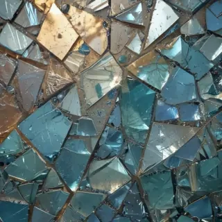 broken glass texture