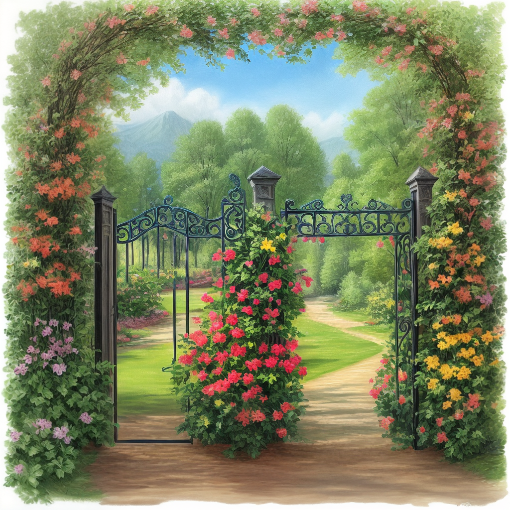 i need back ground for gate in summer