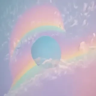 pastel rainbow