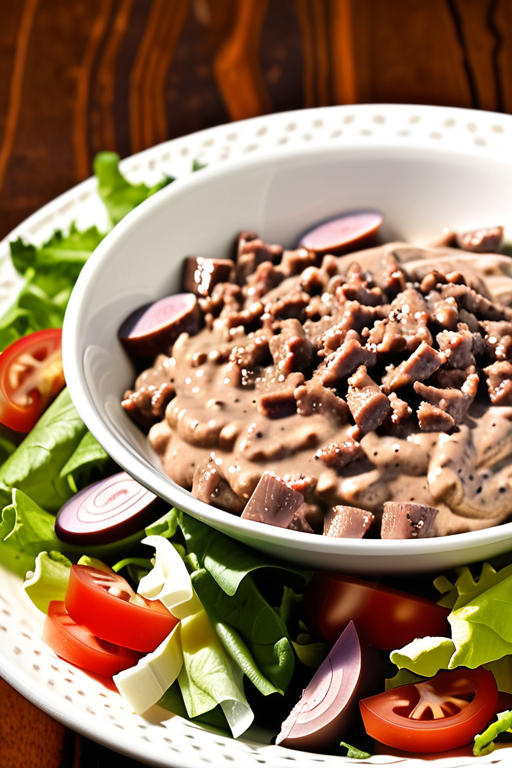salad dressing with chopped liver