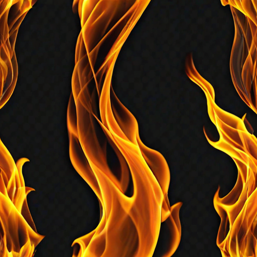 flames transparent background