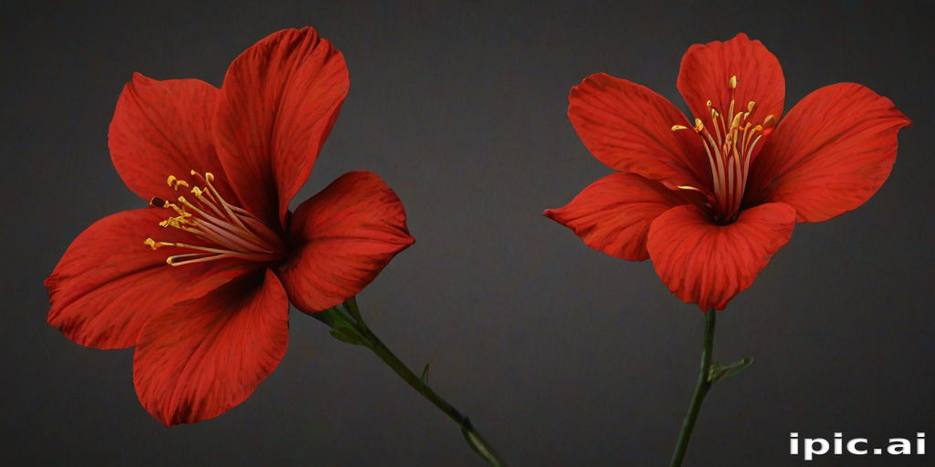 red flower png