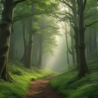 green forest aesthetic