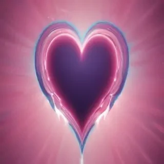 blurry heart wallpaper
