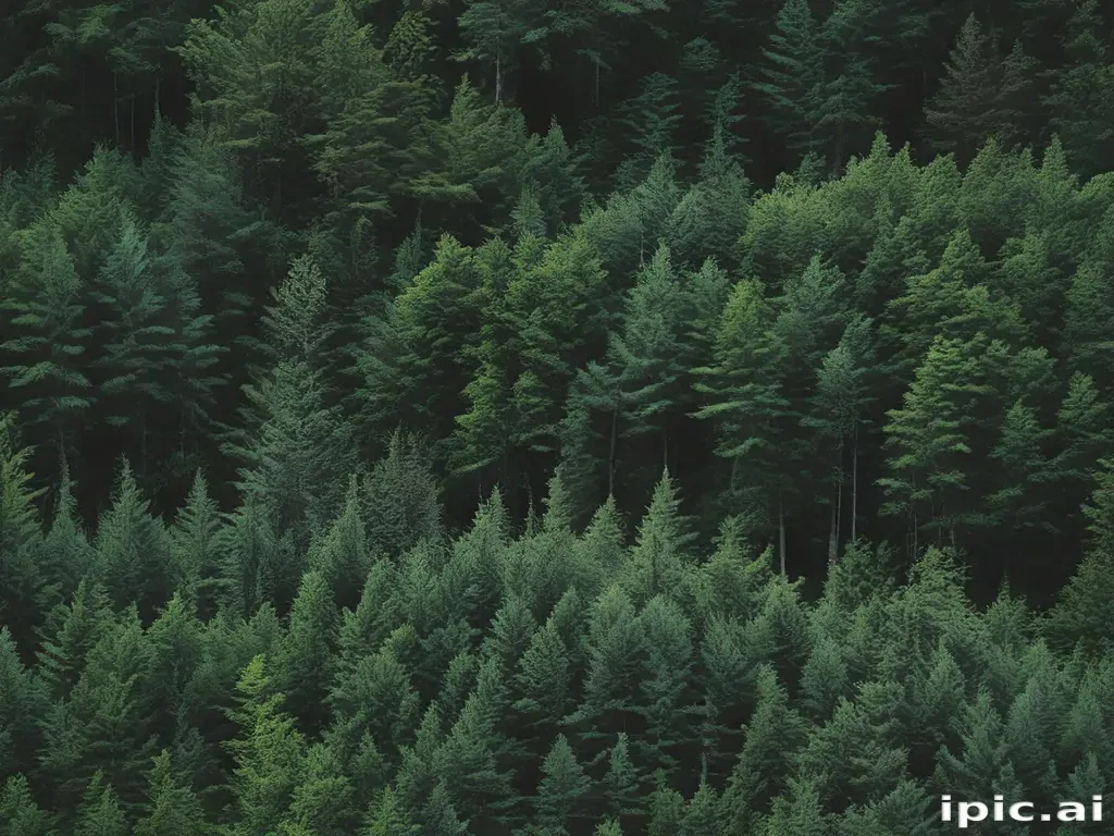 green forest aesthetic