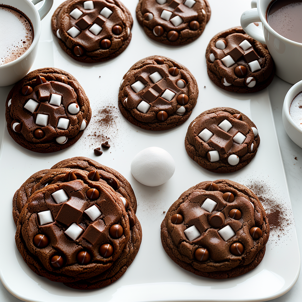 3 ingredient hot chocolate cookies