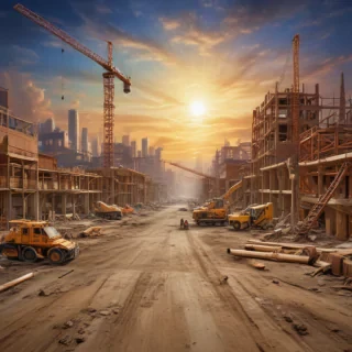 construction site background