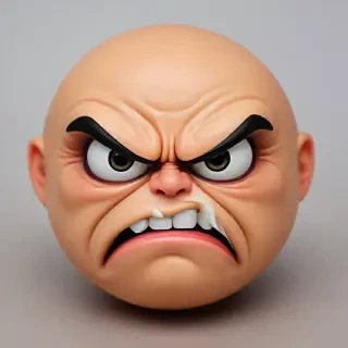 angry face