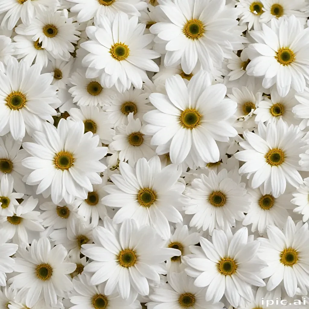 flowers white background