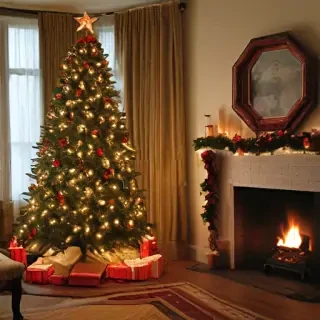 old fashioned christmas pictures