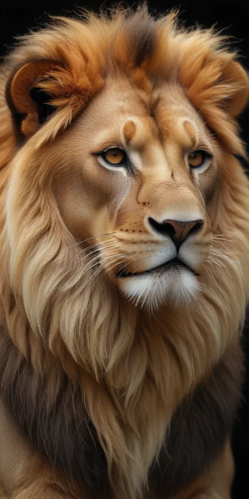 transparent lion