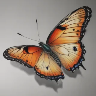 drawing of a butterfly