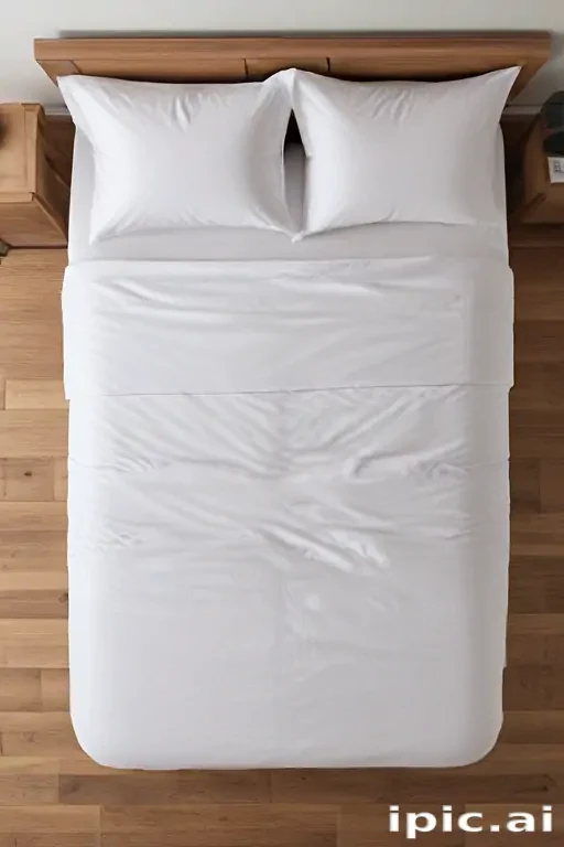 bed top view