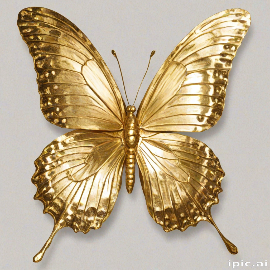 golden butterfly png