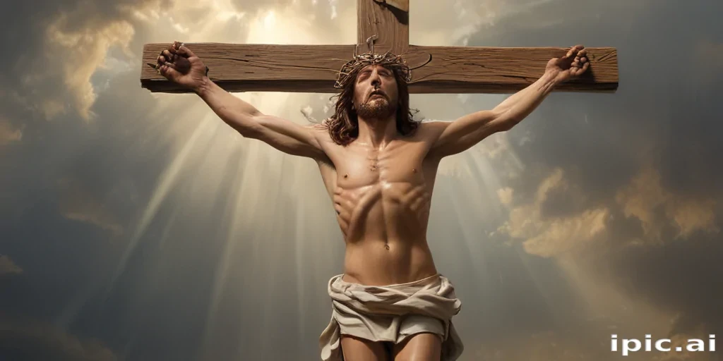 picture of jesus on cross